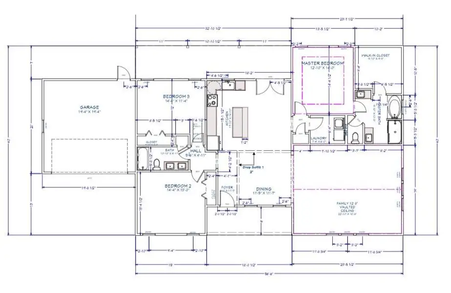 2D floor plan layout of this home in , Summerville, SC (Image 6). 2D floor plan layout of this home in , Summerville, SC (Image 6).