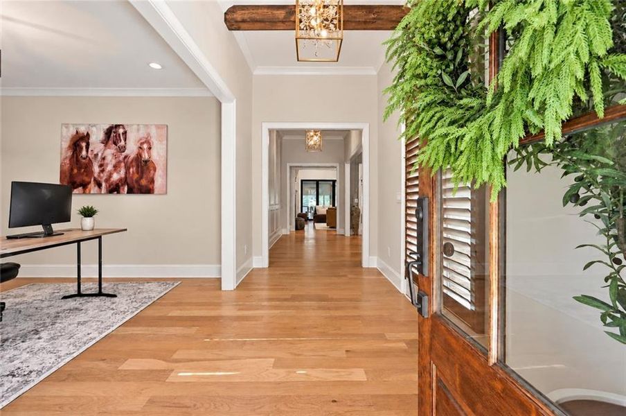 Furnished interior view inside a new home in , Newnan (Image 14).