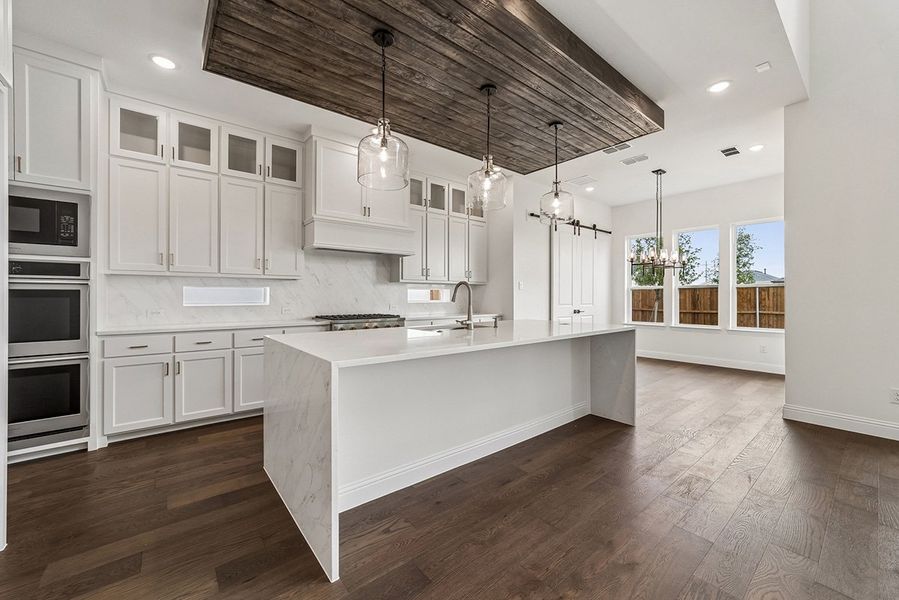 Representative furnished interior of a home built from the Diana by Landon Homes in Lexington Frisco, Frisco (Image 53).