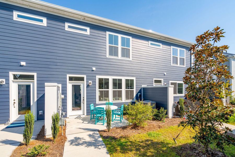 Exterior details and patio area of a home in Nexton, Summerville (Image 3).