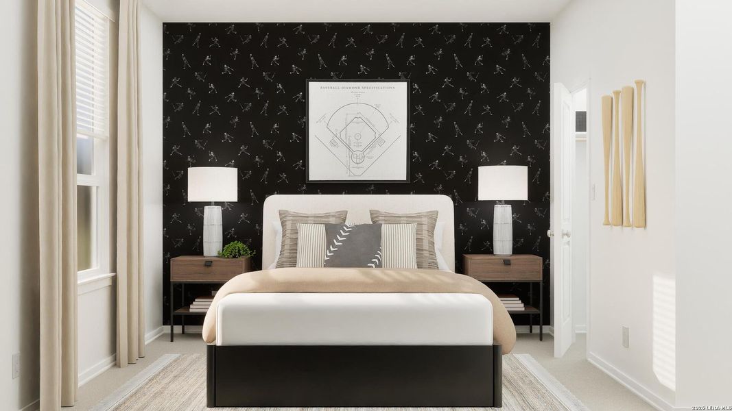 Furnished interior view inside a new home in Brookmill, San Antonio (Image 16). Furnished interior view inside a new home in Brookmill, San Antonio (Image 16).