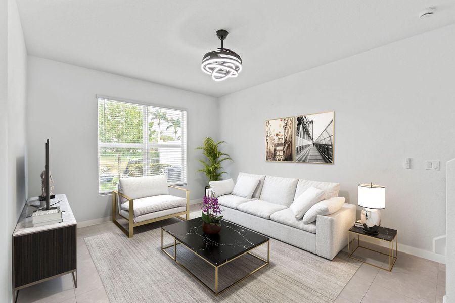 Living Room_Virtual Staged