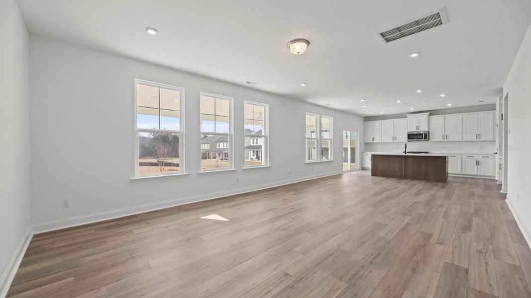 The Burton Plan by DRB homes at Lakeside Glen, in York SC - Living area