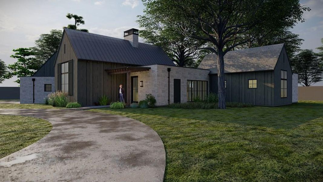 Exterior details and patio area of a home in , Fredericksburg (Image 3).