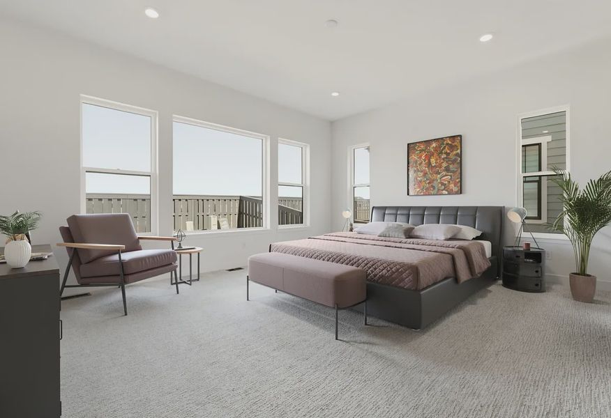 Homesite 143 Primary Bedroom - Virtually Staged - 14 of 20 Homesite 143 Primary Bedroom - Virtually Staged - 14 of 20