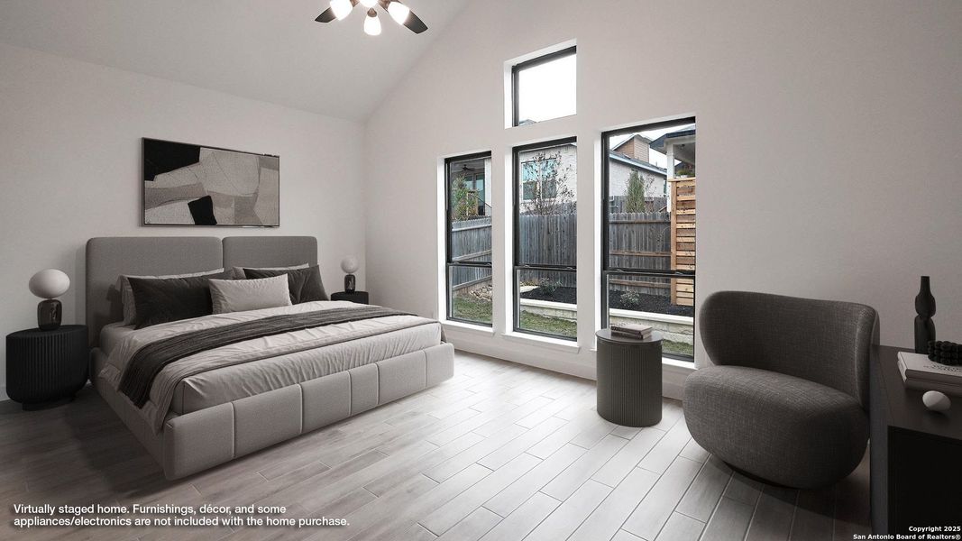 Furnished interior view inside a new home in Veramendi 60', New Braunfels (Image 8).