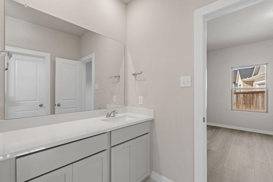 Furnished interior view inside a new home in Westridge Cove, Conroe (Image 10).