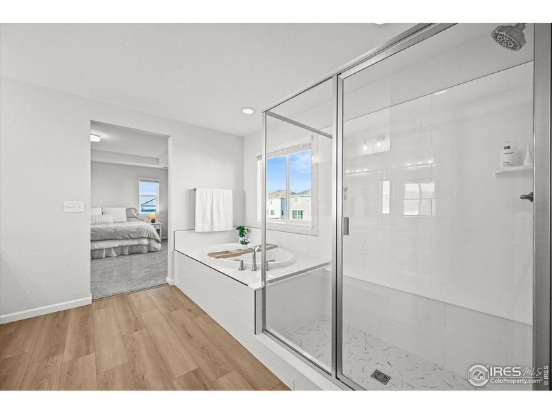 Furnished interior view inside a new home in Prairie Song, Windsor (Image 17).