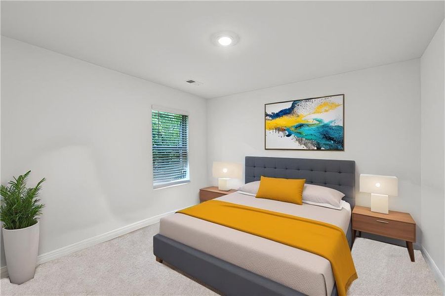 Furnished interior view inside a new home in The Enclave at Flat Rock Hills, Stonecrest (Image 27).
