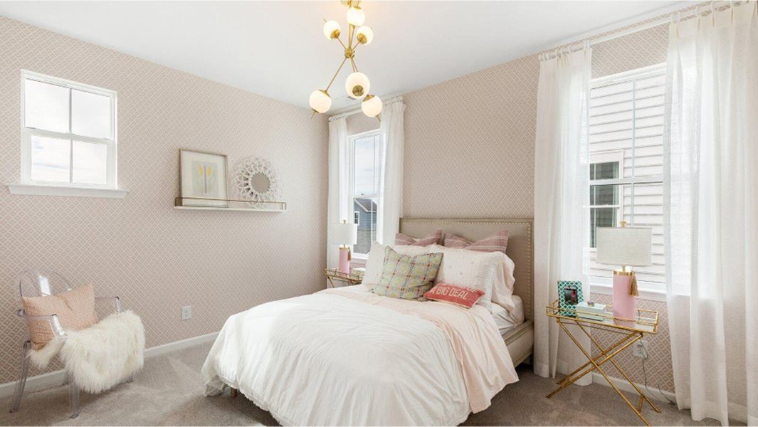 Furnished interior view inside a new home in Sweetgrass at Summers Corner, Summerville (Image 10).