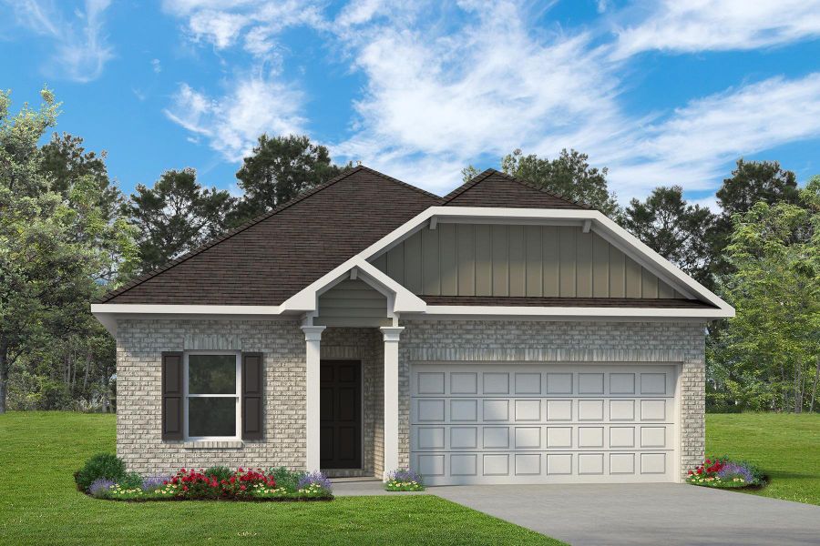 The Kettering II- Elevation H The Kettering II- Elevation H