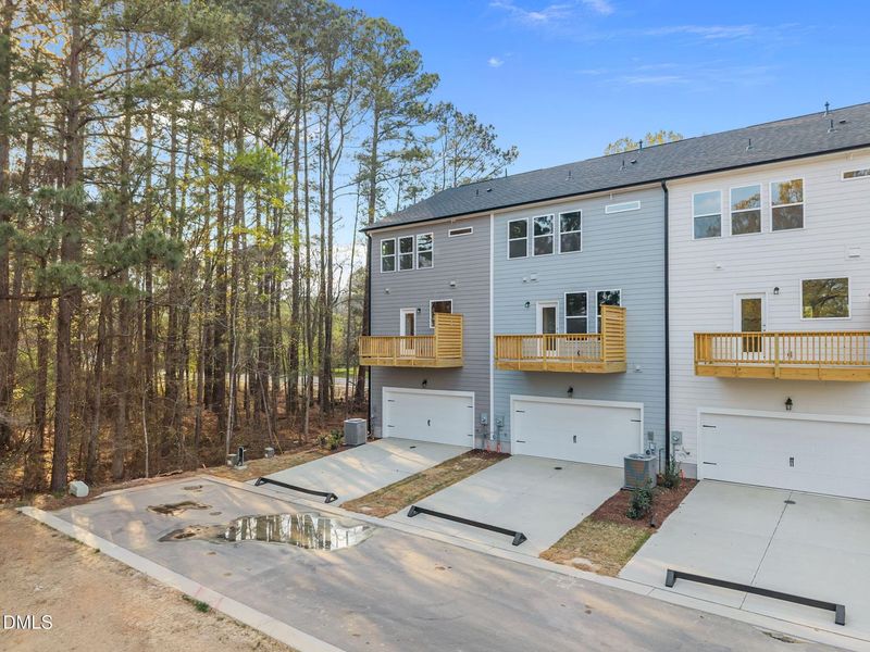 Exterior details and patio area of a home in Camden Park, Knightdale (Image 30).