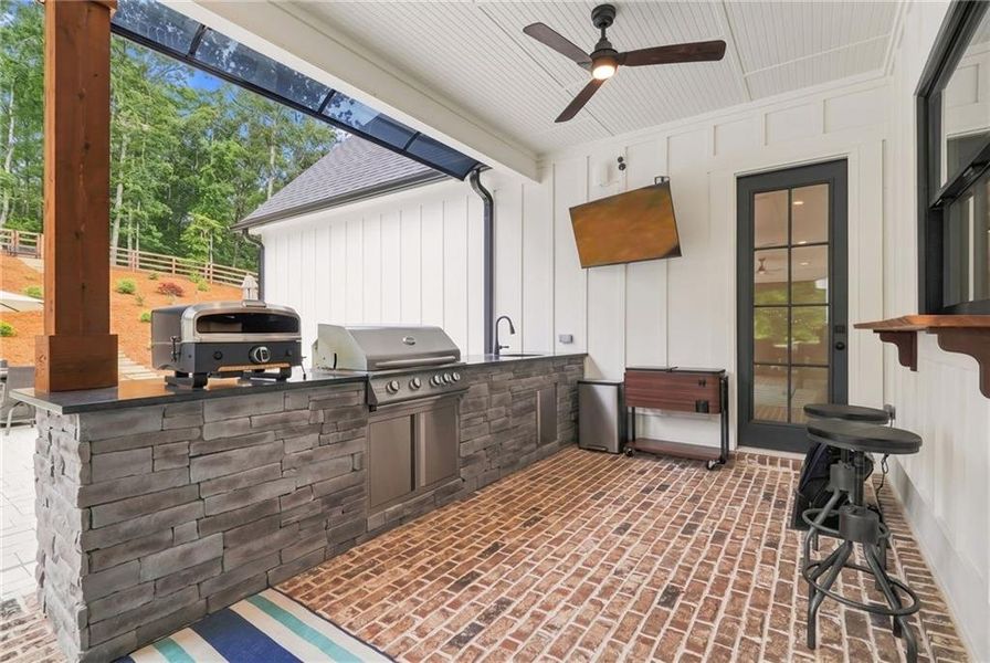 Exterior details and patio area of a home in , Ball Ground (Image 33). Exterior details and patio area of a home in , Ball Ground (Image 33).