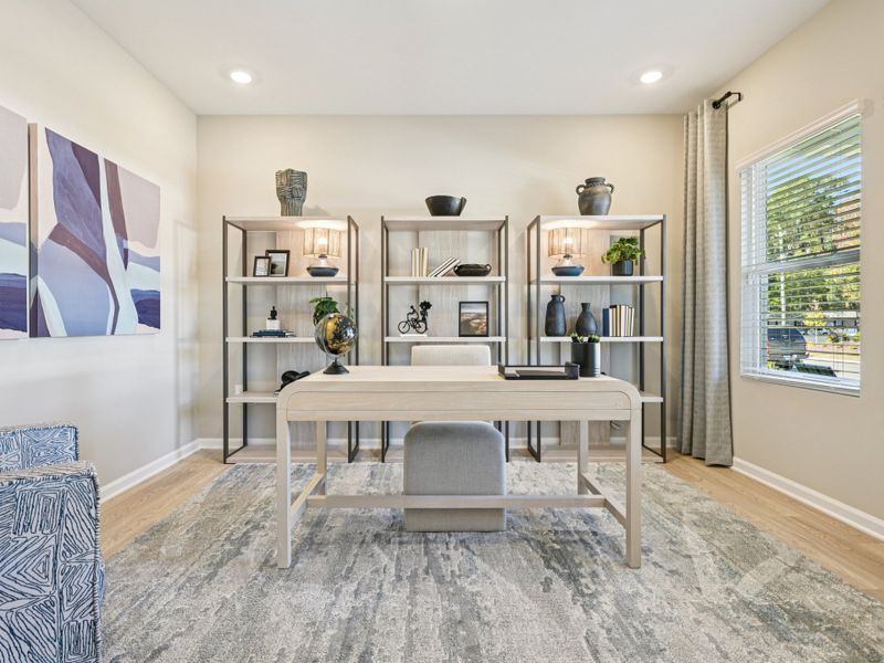 Study in the Johnson floorplan at a Meritage Homes community in Raleigh, NC.