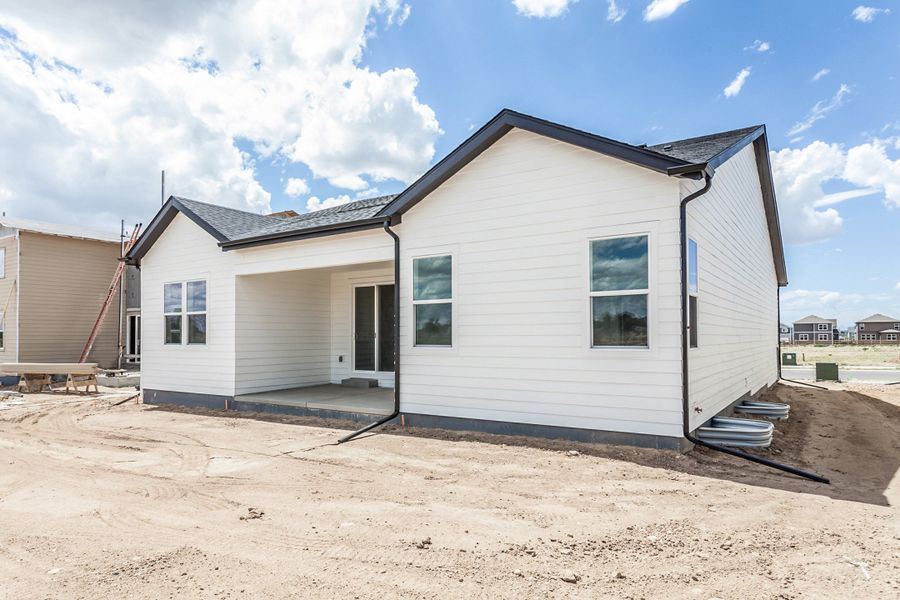 Representative exterior details of a home built from the Morrison by Hartford Homes in Prairie Song, Windsor (Image 4).