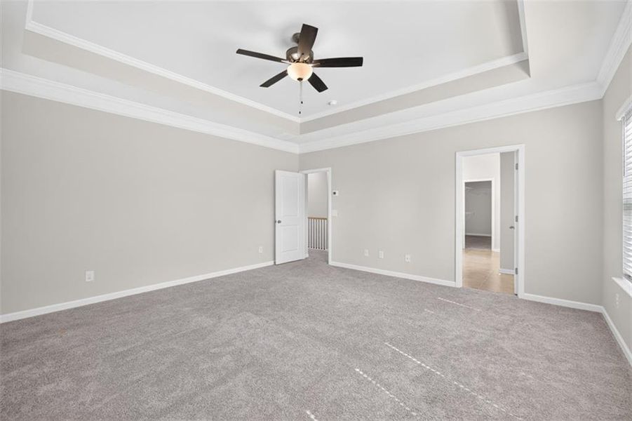 Spacious, unfurnished interior of a new home in Overlook at Hamilton Mill, Auburn (Image 37).