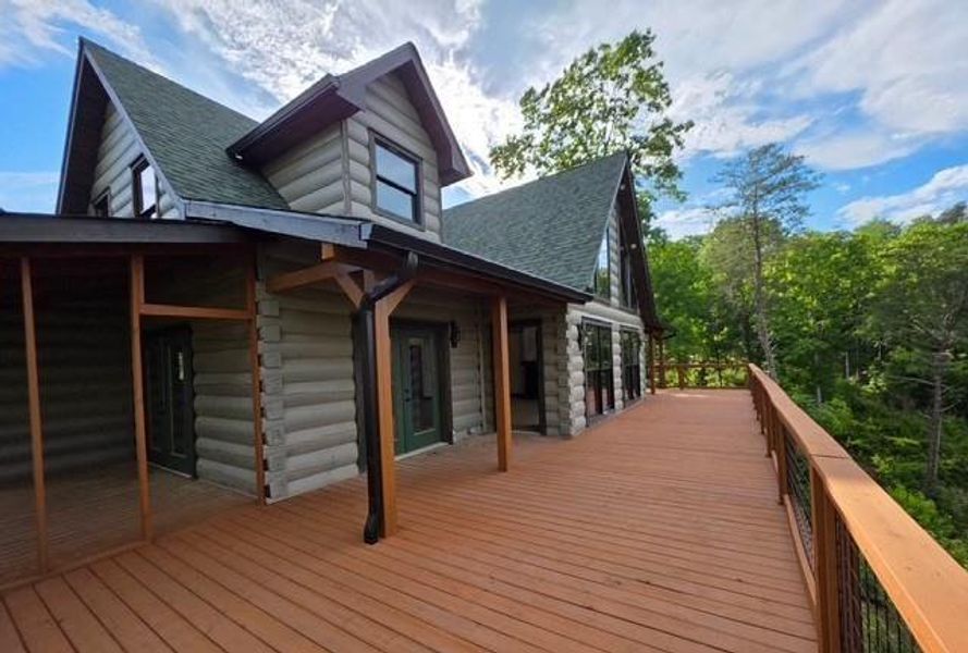 Front exterior of a new home in , Mineral Bluff, GA, highlighting curb appeal (Image 17).