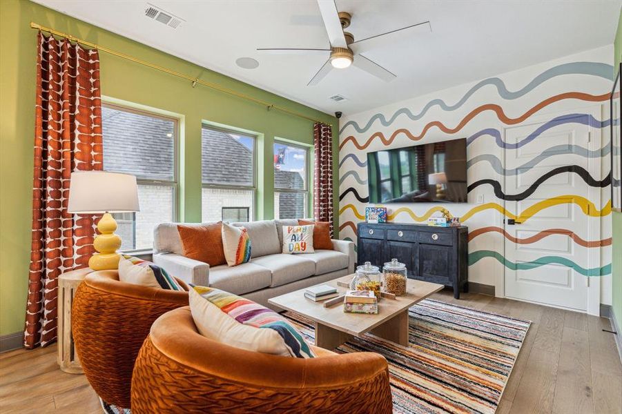 Furnished interior view inside a new home in Mantua Point Gardens, Van Alstyne (Image 25).