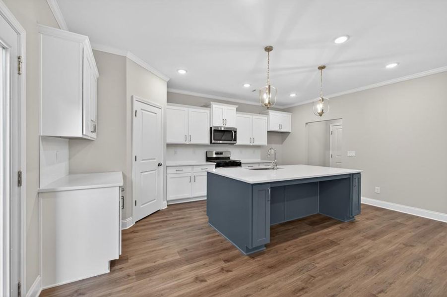 Furnished interior view inside a new home in , Sugar Hill (Image 8).