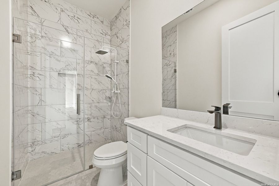 Furnished interior view inside a new home in , Floresville (Image 12).