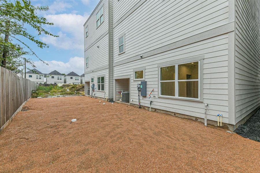Exterior details and patio area of a home in , Houston (Image 21).