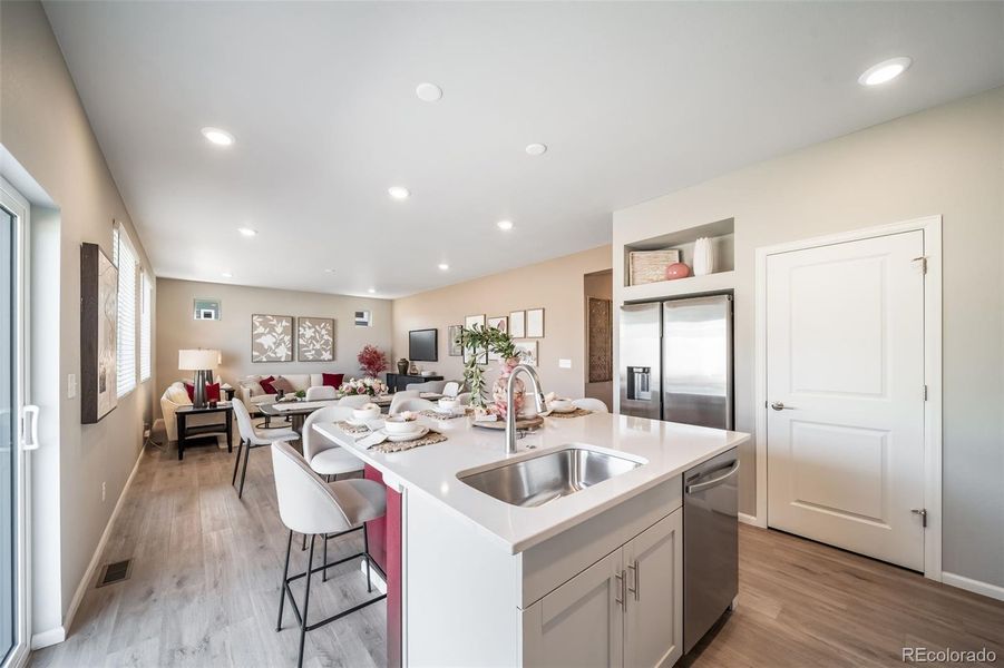 Furnished interior view inside a new home in , Aurora (Image 21).