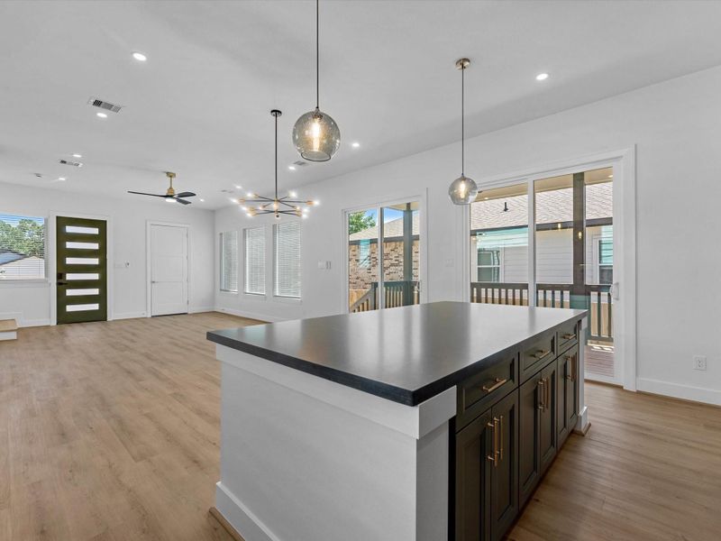 Furnished interior view inside a new home in , Houston (Image 11).