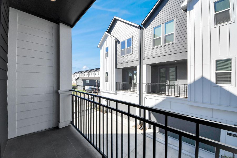 Exterior details and patio area of a home in , Houston (Image 3). Exterior details and patio area of a home in , Houston (Image 3).