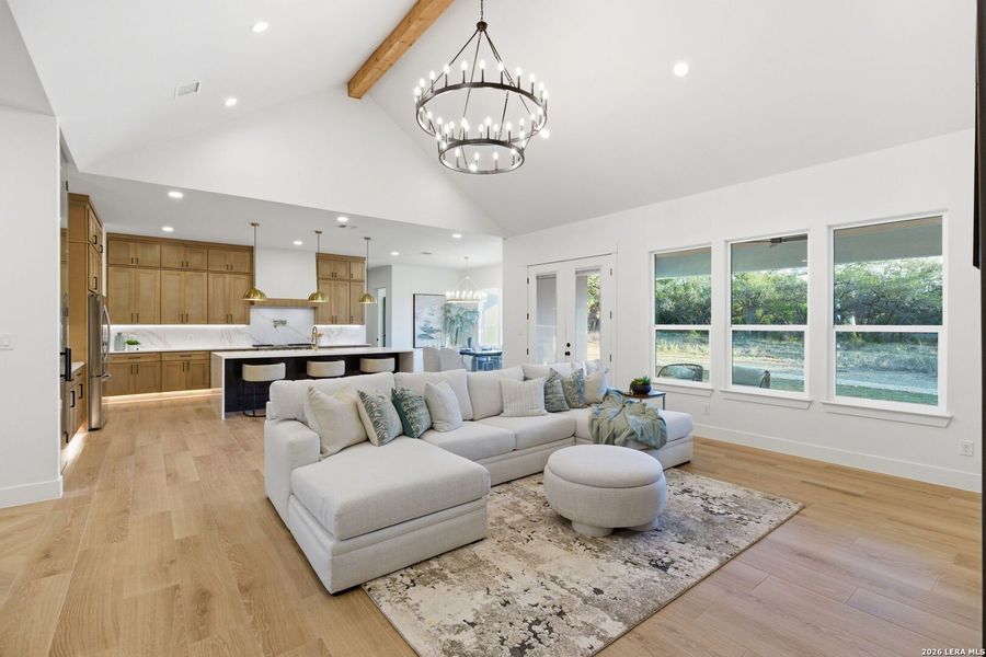 Furnished interior view inside a new home in , Bulverde (Image 13).