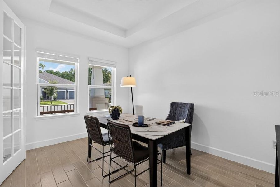 Furnished interior view inside a new home in Ardisia Park, New Smyrna Beach (Image 53).