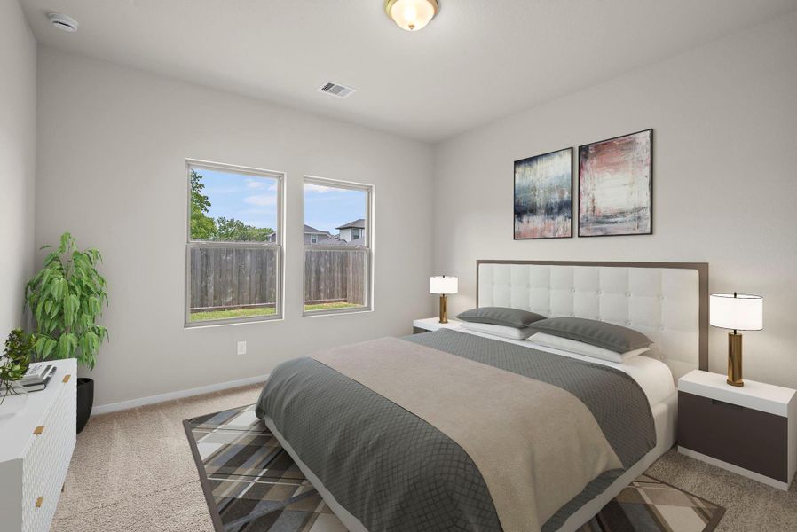 Furnished interior view inside a new home in Laurel Landing, Alvin (Image 7).