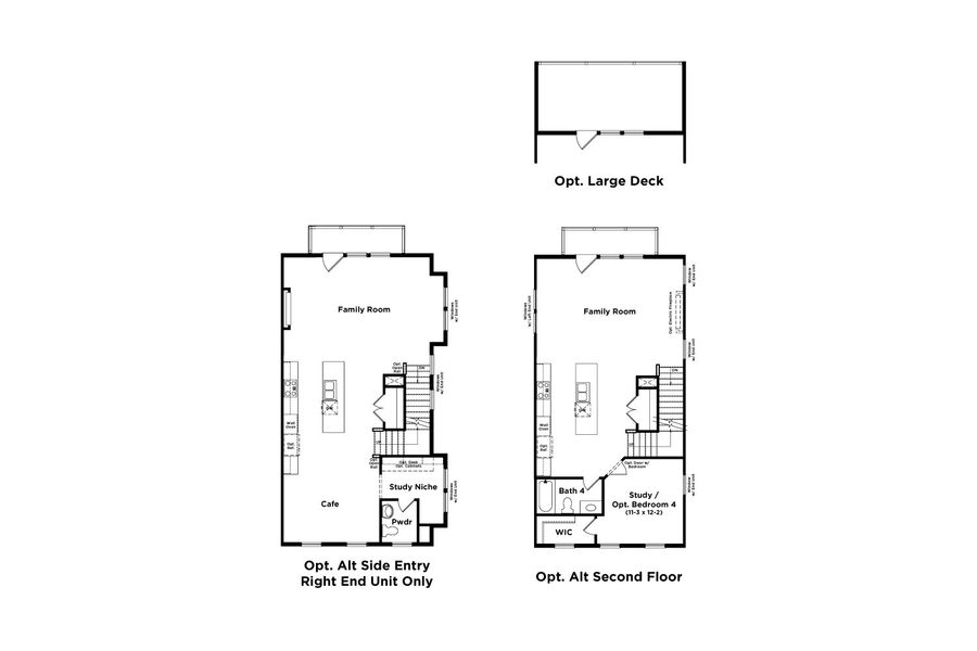 2D floor plan layout for the Lianna by DRB Homes in The Eighteen, Atlanta, GA (Image 5).