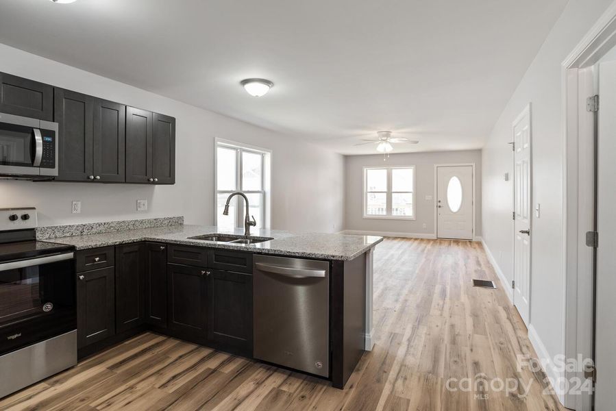 Furnished interior view inside a new home in , Mars Hill (Image 5).