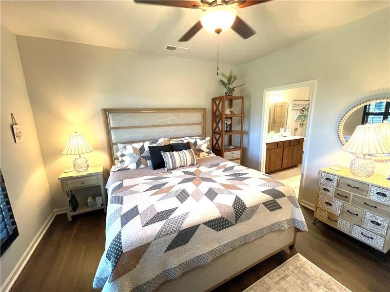 Furnished interior view inside a new home in , Hoschton (Image 49).