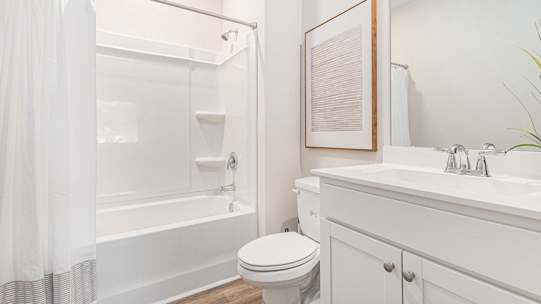 Furnished interior view inside a new home in Southshore Bay, Sunset Beach (Image 11). Furnished interior view inside a new home in Southshore Bay, Sunset Beach (Image 11).