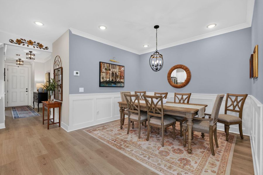 Furnished interior view inside a new home in K. Hovnanian's® Four Seasons at Lakes of Cane Bay, Summerville (Image 14).