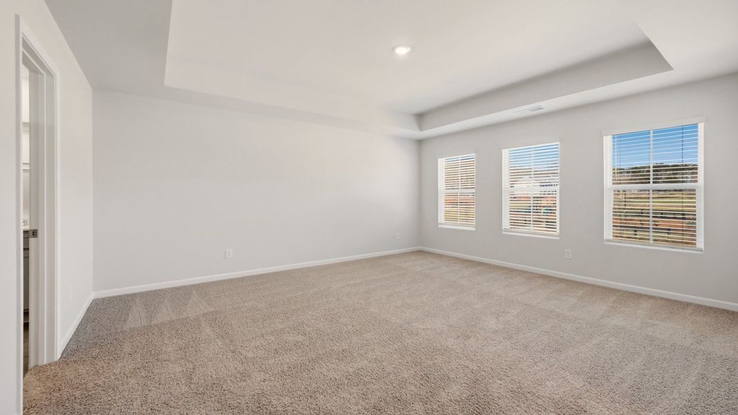 Spacious, unfurnished interior of a new home in Brookland Commons, Monroe (Image 22).