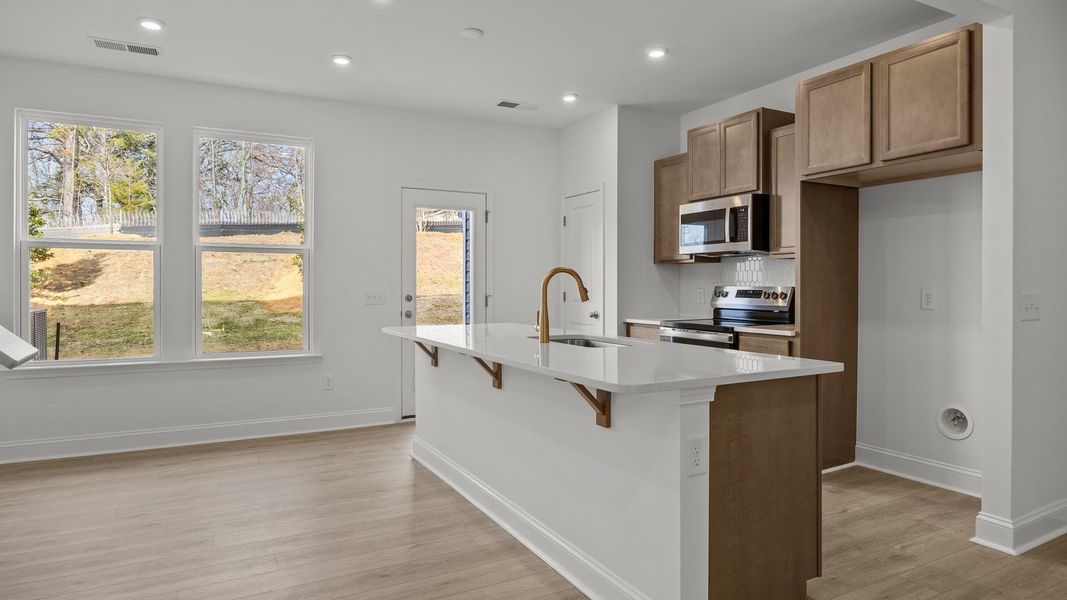 Furnished interior view inside a new home in Bell Glen, Charlotte (Image 9).