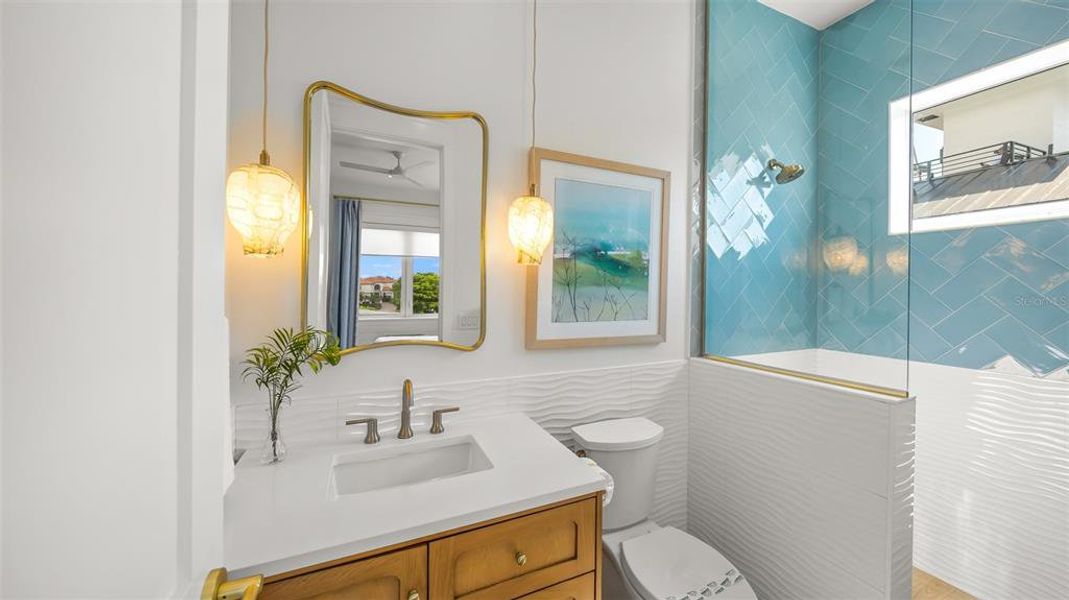 Furnished interior view inside a new home in , Sarasota (Image 36).