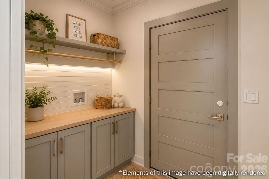 Virtual Staging Mud Room Virtual Staging Mud Room