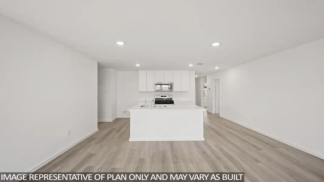 Furnished interior view inside a new home in New Waverly Station, New Waverly (Image 4).