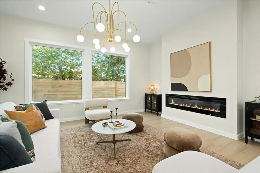 Furnished interior view inside a new home in , Austin (Image 10).