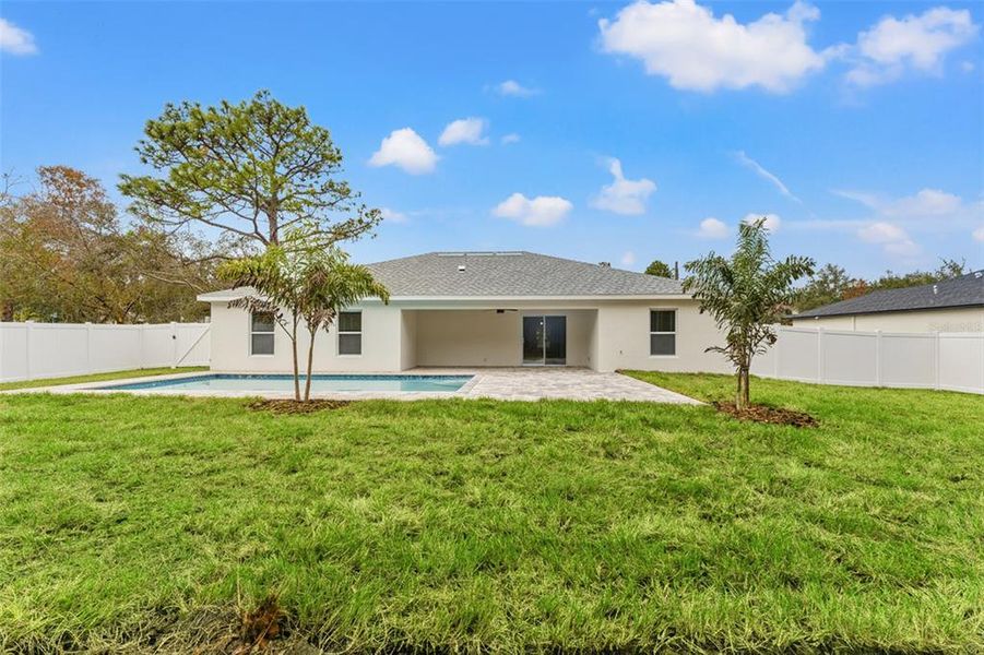 Exterior details and patio area of a home in , Brooksville (Image 4). Exterior details and patio area of a home in , Brooksville (Image 4).