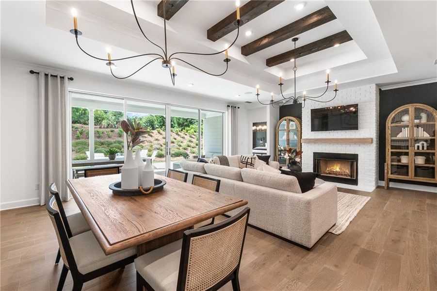 Furnished interior view inside a new home in Del Webb at Lake Oconee, Greensboro (Image 10).