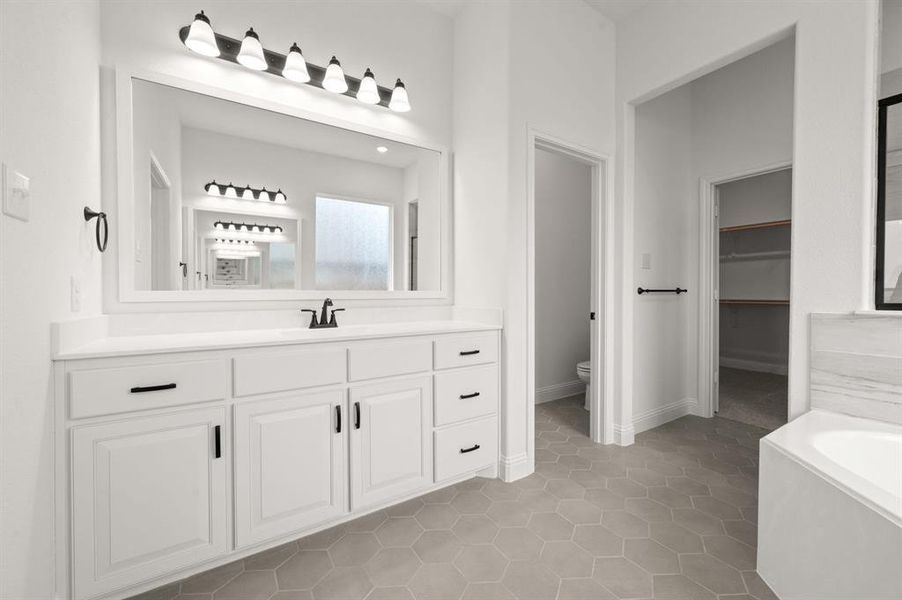 Furnished interior view inside a new home in Coyote Crossing, Godley (Image 6).