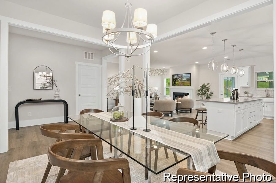 Furnished interior view inside a new home in Kensington, China Grove (Image 8).