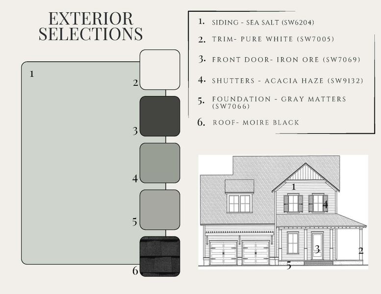 Sample of building materials used in homes in Nexton - Midtown, Summerville (Image 32). Sample of building materials used in homes in Nexton - Midtown, Summerville (Image 32).