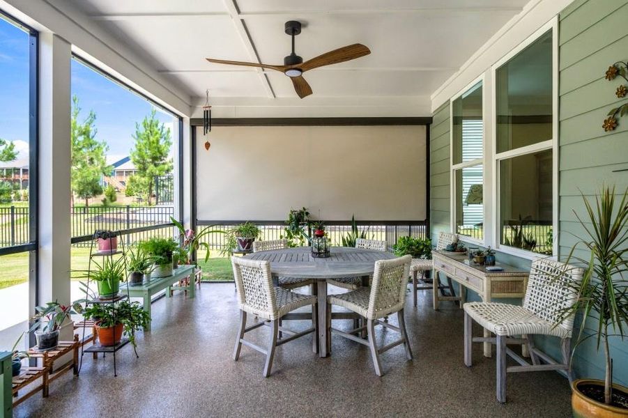Exterior details and patio area of a home in , Hoschton (Image 29).