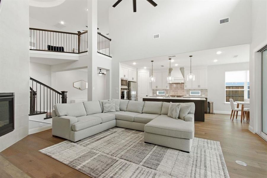 Furnished interior view inside a new home in , Copper Canyon (Image 10).