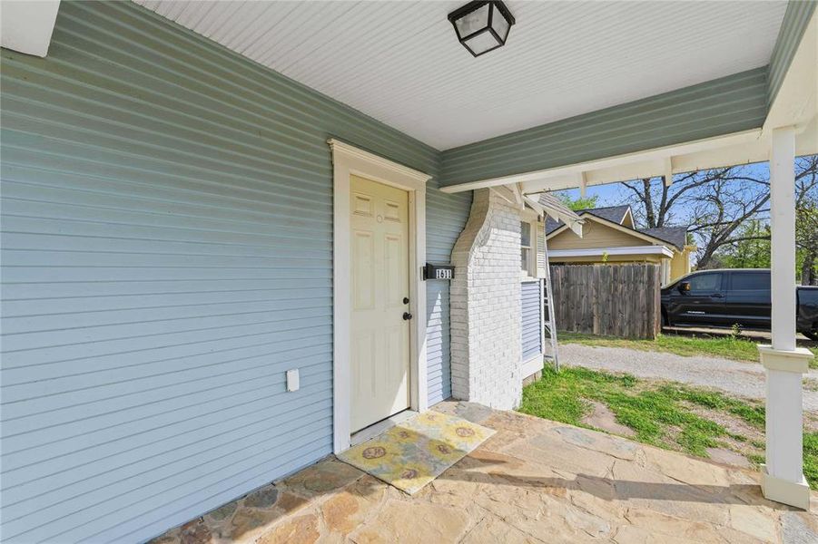 Exterior details and patio area of a home in , Brownwood (Image 22). Exterior details and patio area of a home in , Brownwood (Image 22).